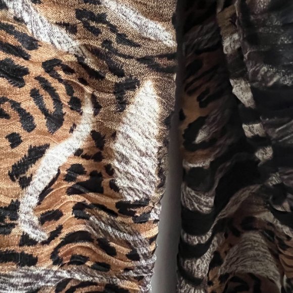 Vintage animal print crewneck top - Picture 2 of 5